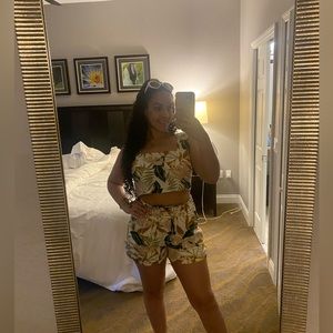 Marshall’s Tropical Shorts/Crop Top Co-Ord
